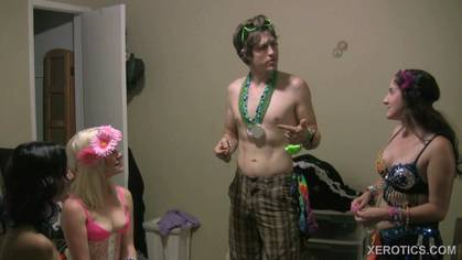 THREE SPANKED RAVER CHICKS