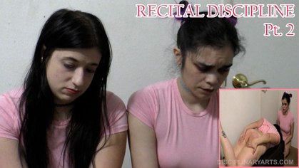 RECITAL DISCIPLINE PT 2